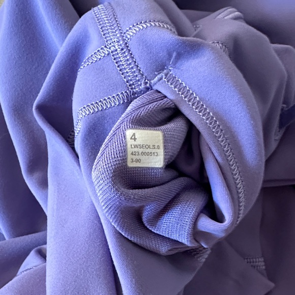 Lululemon Athletica Wunder Train High Rise 25” Size 4 Dusty Lilac Leggings - Picture 8 of 9
